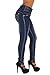 Style LA6A174S - Colombian Design, Mid Waist, Butt Lift, Skinny Jeans