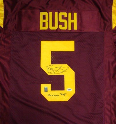 Reggie Bush Autographed USC Jersey Heisman 05 PSA/DNA