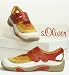 s.Oliver Damen Leder Slipper rot / bunt