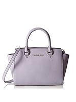 Michael Kors Bolso asa de mano Selma Md Tz Satchel (Lila)