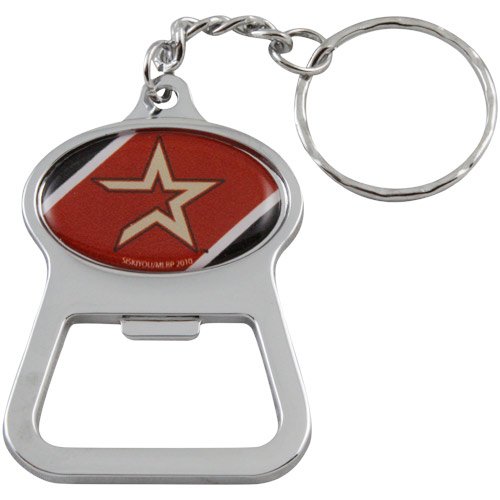 Houston Astros Team Logo Bottle Opener Keychain