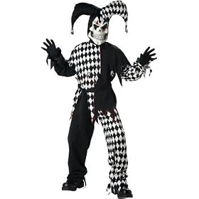 Child Wicked Evil Jester Costume - Manufacturers Pick!