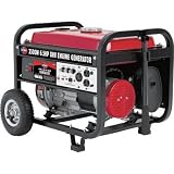 All Power America APG3002 3,500 Watt 6.5 HP OHV 4-Cycle Gas Powered Portable Generator with Wheel Kit (Non-CARB Compliant)