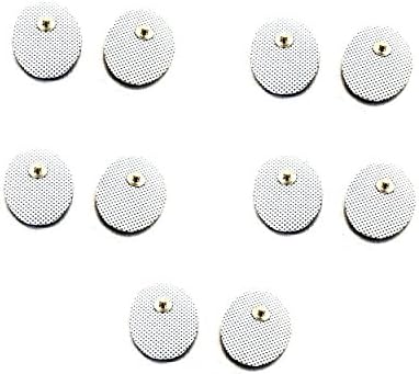 5 Pairs of Hi-Pads Small Oval Massage Pads for Most Massagers Seen at The Mall (10 Pads)