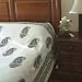 Paisley Au Lait ~ Designer Modern Black and White Bedspread