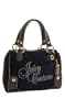 Juicy Couture 'Daphne - Tassel" Velour Satchel - Regal/Smog Color