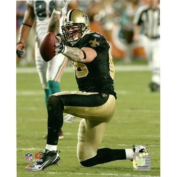 Jeremy Shockey New Orleans Saints Kneeling 8x10 Photo