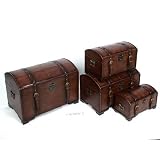 Seville Indoor Set Four Piece Faux Leather Trunks Faux Leather Color: Brown Seville Indoor Set Four Piece Faux Leather Trunks Faux Leather Color: Brown