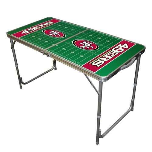 San Francisco 49ers Tailgate Table with Net