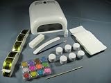 Produkt-Bild: UV Lampe 36W + 7 versch.Gele + 12 Dosen Nail Art