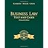 Business Law: Text and Cases