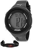 Puma Fit Black Heart Rate Monitor Digital Unisex watch #PU910961001