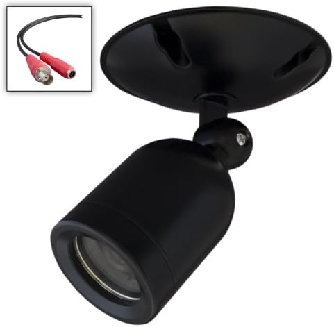 Net Media NM-VIDCAM-CB Indoor/Outdoor CAM Color Video Camera (Black)