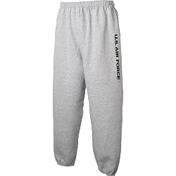 Air Force Sweat Pants - Military Style Physical Training Sweat Pants in Gray