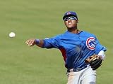 Chicago Cubs v San Francisco Giants, SCOTTSDALE, AZ - MARCH 01: Starlin Castro Photographic Poster Print by Christian Petersen, 24x32