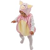 Mullins Square Pig Baby Costume, Pink - 6-18 Months