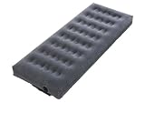 Grand Canyon Velour G&auml;stebett EINZELBOX, Grau, 198x76x20
