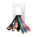 Vanco 120614X Custom Two-Piece Bulk Cable Wall Plate (Single, White)