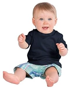 Precious Cargo Infant Short Sleeve T-Shirt, Navy, 12 Months