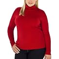 Mossimo&reg; Black Plus Ultrasoft Turtleneck - Red