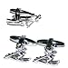 Skier Cufflinks with Free Gift Box