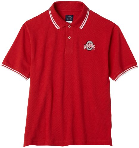 Garb NCAA Ohio State Buckeyes Charlie Youth Polo Shirt (Extra Large, Red)