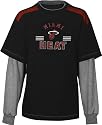 Miami Heat Youth Faux Layered Crew