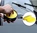 12pcs Waxing Polish Wax Foam Sponge Applicator Pads Fit for Clean Car Vehicle Auto Glass Yellow Useful NEW