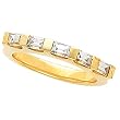 14K Yellow Gold Diamond Five-Stone Anniversary Ring - 1.00 Ct.