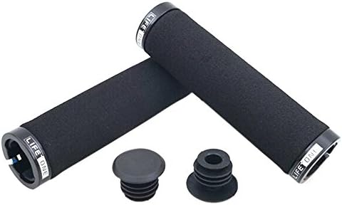 Double Lock Durable Anti-slip Soft Rubber Aluminum Alloy Integrated Lockable Handlebar Grips for Mountain Bike Bar Grips By XKMJT