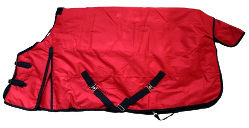 600 Denier Medium Weight Horse Turnout Blanket Red