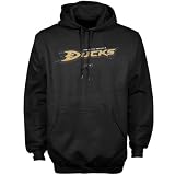 Reebok Anaheim Ducks Black Primary Logo Hoody Sweatshirt