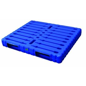 Vestil PLPS-WD Plastic Pallet and Skid, 8800 lbs Capacity, 48" Length, 40" Width, 6" Height