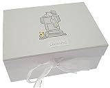 from white cotton cards A5 Keepsake Box- Christening Bunny (Model CHC2)