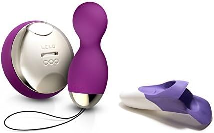 Bundle Kit-LELO HULA BEADS Deep Rose+Premium Finger Vibe-Purple+Free with 2 AfterGlow Cleansing Tissue