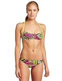 Speedo Women's Flipturns Dazed Maze Endurance Lite Clip Back 2 Piece Performance Swimsuit