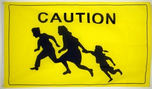 New Texas State FLAG, 3'x5' CAUTION illegal immigration TX American flag