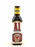 A1 Sweet Hickory Steak Sauce with Bull's-Eye BBQ Sauce - 10 oz.