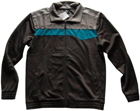 EuroBrandMen's Full Zipper Jogging Running Sweatshirt (Medium, Anther)