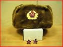 Hat Russian Soviet Tank Army Officer Fur Military Ushanka * xm.h.LB