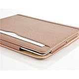 Brown & Tan Leather Wallet Smart Flip Case Cover for The New iPad 4 (with Retina Display) + iPad 3 + iPad 2 with Full Sleep Wake compatibility!by JAMMYLIZARD