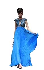 Full Length Chiffon/Taffeta/Tulle Applique Beaded Crystal Lace Crystals Mother-of-the-Bride Dress 