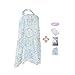 Soins de Bebe Nursing Cover, Baby Breastfeeding Cover, Hotter Hider with a Generous Sizing for a Discreet Breast Feeding. Get A Complementary Three-Piece Set