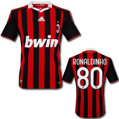 AC Mailand Ronaldinho Trikot Home 2010, Größe: XXL