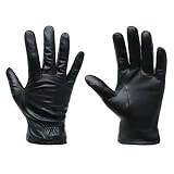 Kangol Leather Gloves Mens Black Large