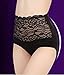 Women's Body Shaper Hip Tummy Controlhigh Waist Panties (Black)
