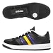 adidas Men's BTB Low NBA Lakers Basketball Shoe,Black/Regal Purple,7.5 M