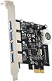 Rosewill 4-Ports of USB 3.0 PCI-E (PCI Express) Card, Speed Up to 5.0 Gbps, No Additional Power Connection Needed