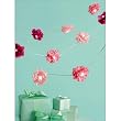 Martha Stewart Garland, Pink Lighted Camellia
