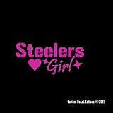 Pittsburgh Steelers Girl Car Window Decal Sticker Raspberry Pink 8